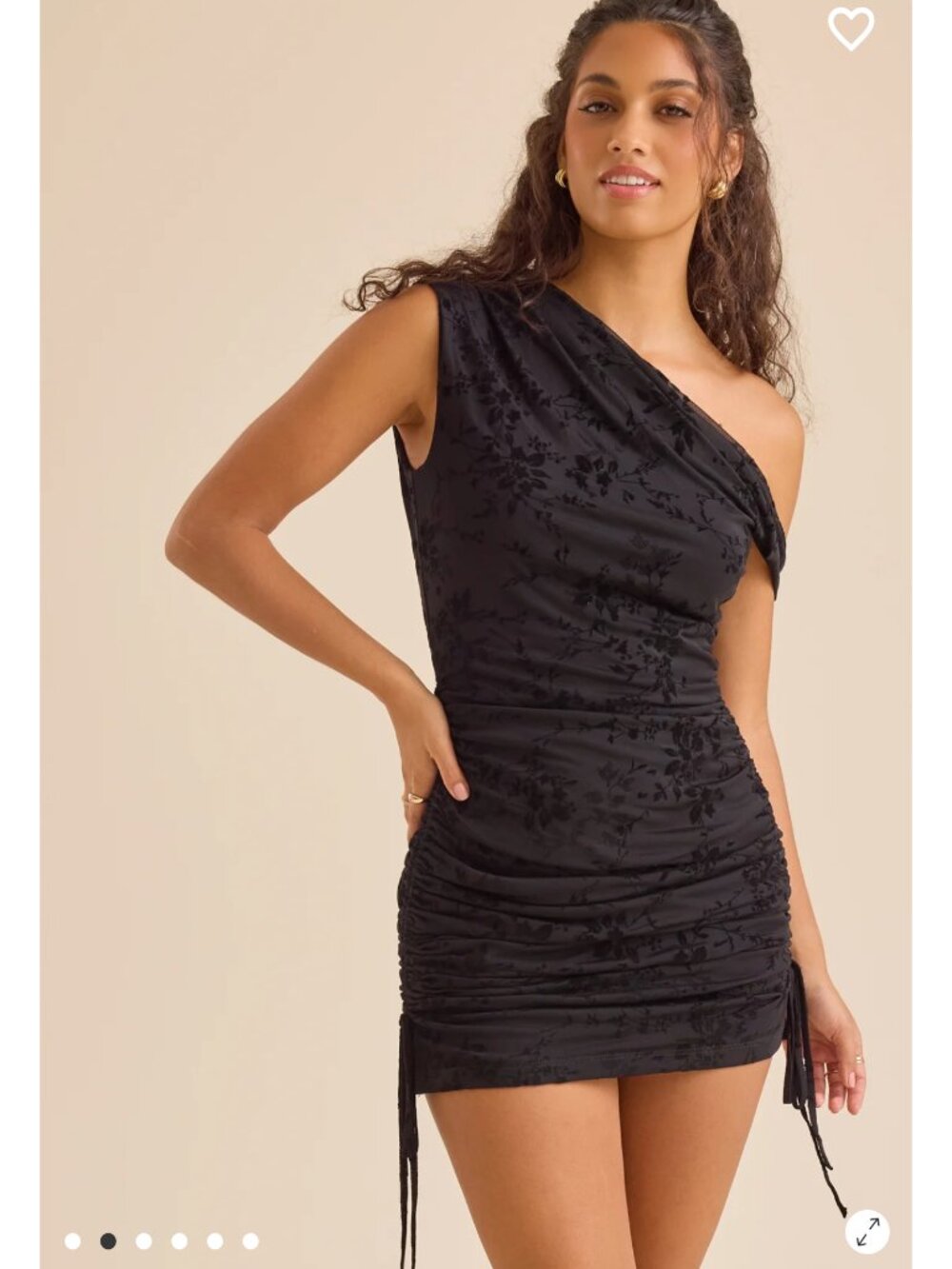 Abby Mesh Mini Dress Altar'd State Black Dress NWT